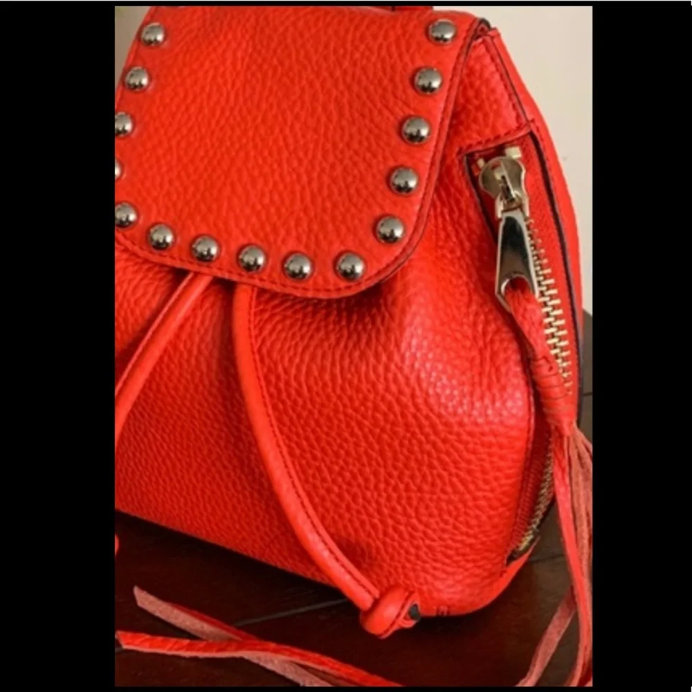 “LIKE NEW” REBECCA MINKOFF BACKPACK (POPPY RED) - Picture 3 of 9